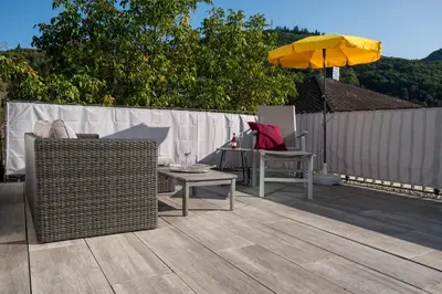 Ein Balkon oder eine Terrasse in der Unterkunft Im Herzen von Bernkastel-Kues