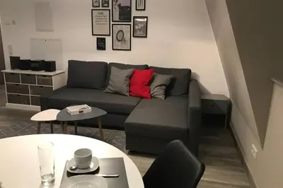 Ein Sitzbereich in der Unterkunft Im Herzen von Bernkastel-Kues