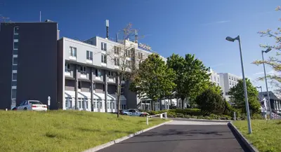 Das Gebäude in dem sich das Hotel befindet