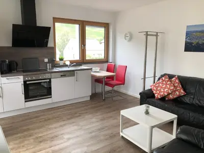 Küche/Küchenzeile in der Unterkunft Ferienappartement Veit
