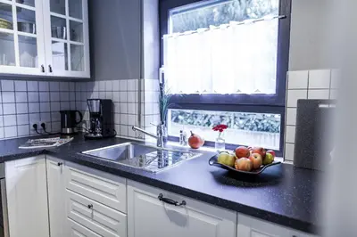 Küche/Küchenzeile in der Unterkunft Oberhausen an der Nahe einfach nur schön