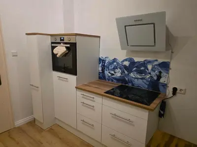 Küche/Küchenzeile in der Unterkunft Ferienwohnung MacFeWo im Zentrum von Mayen - Sleep frisch renoviert