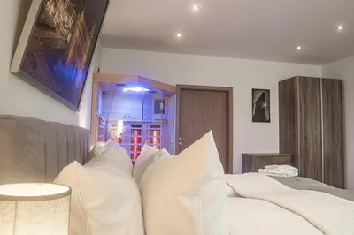 Ein Bett oder Betten in einem Zimmer der Unterkunft Hotel Ehranger Hof