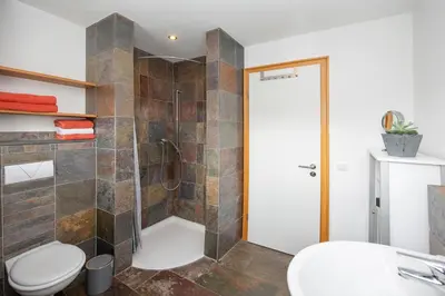 Ein Badezimmer in der Unterkunft Ferienwohnung Sternenwald