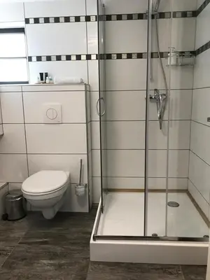 Ein Badezimmer in der Unterkunft Moselina Ferienwohnungen