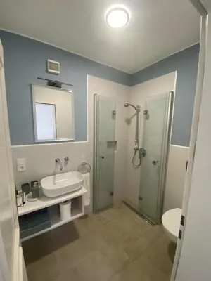 Ein Badezimmer in der Unterkunft Ferienwohnung Seibel