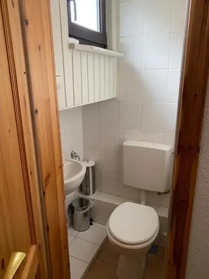 Ein Badezimmer in der Unterkunft Ferienhaus Jüngling