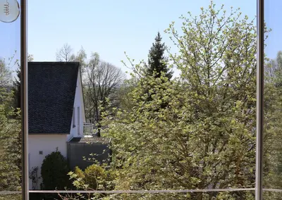 Ein Garten an der Unterkunft Am Stadtgarten