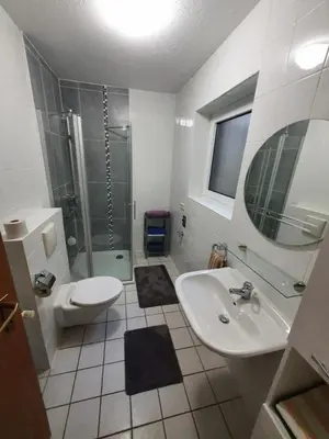 Ein Badezimmer in der Unterkunft Eifel Ferienwohnung Dahmen
