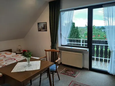 Ein Bett oder Betten in einem Zimmer der Unterkunft Haus - Pantenburg