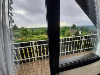 Ein Balkon oder eine Terrasse in der Unterkunft Haus - Pantenburg