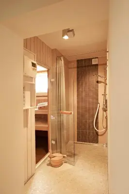 Ein Badezimmer in der Unterkunft Hotel Am Helmwartsturm