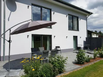 Ein Garten an der Unterkunft Ferienhaus Dreier-Ley