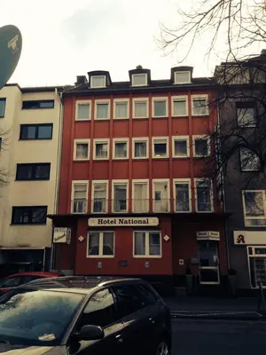 Das Gebäude in dem sich die Pension befindet
