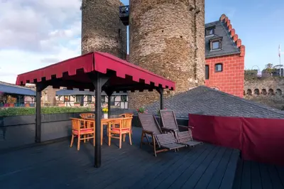Das Gebäude in dem sich das Hotel befindet