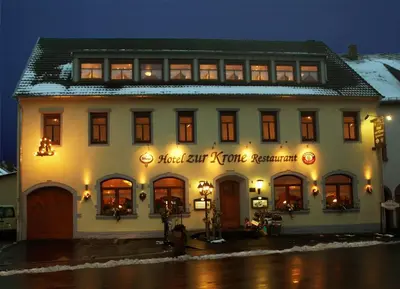 Das Gebäude in dem sich die Pension befindet