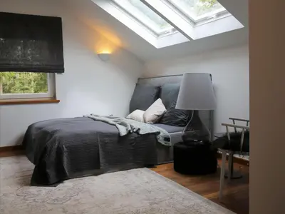 Ein Bett oder Betten in einem Zimmer der Unterkunft N7Quartier