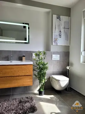 Ein Badezimmer in der Unterkunft Modernes Apartment mit Balkon I 45qm I Zentrum