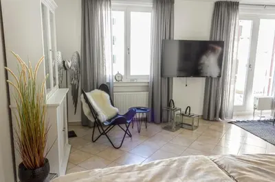TV/Unterhaltungsangebot in der Unterkunft Ferienwohnung Alte Burg Koblenz
