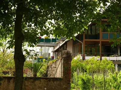 Ein Garten an der Unterkunft Luiza Fewo