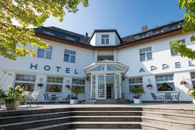 Das Gebäude in dem sich das Hotel befindet
