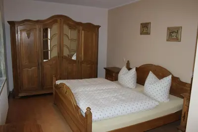 Ein Bett oder Betten in einem Zimmer der Unterkunft Landhaus Monika
