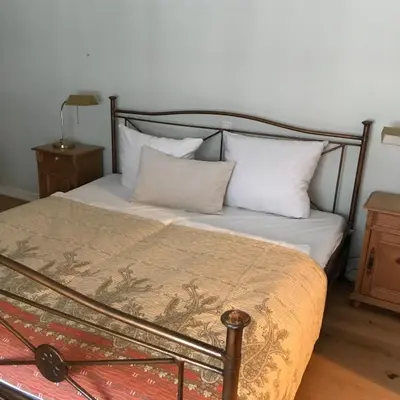 Ein Bett oder Betten in einem Zimmer der Unterkunft Augusta Trarbach