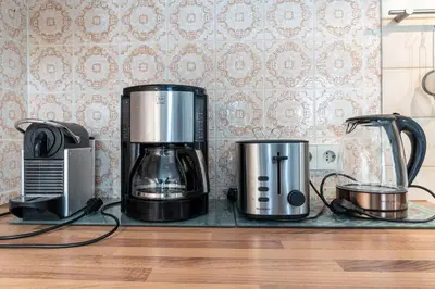 Kaffee-/Teezubehör in der Unterkunft Tuffsteinquartier am Brückenbach