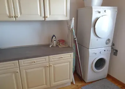 Küche/Küchenzeile in der Unterkunft Ferienwohnung Hügelhaus
