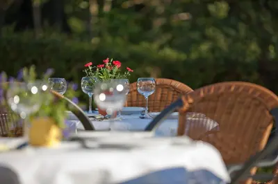 Getränke in der Unterkunft Landhotel Karrenberg