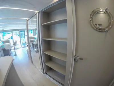 Grundriss der Unterkunft Hausboot Schleuseninsel
