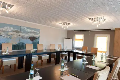 Der Geschäftsbereich oder Konferenzraum in der Unterkunft Merker's Hotel & Restaurant Bostalsee