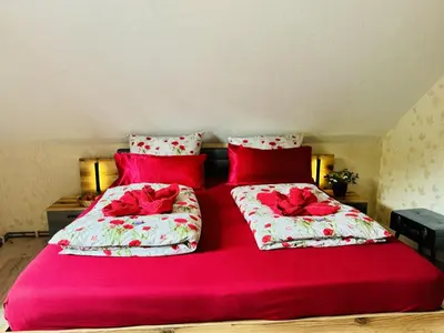 Ein Bett oder Betten in einem Zimmer der Unterkunft Gasthaus zum Fürstenberg