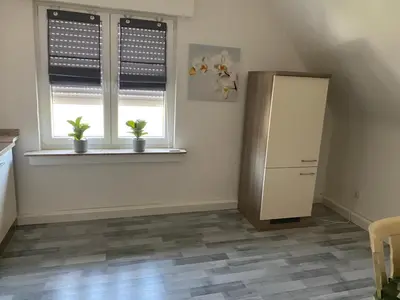Küche/Küchenzeile in der Unterkunft Erica Ferienwohnung auf dem Traumpfad