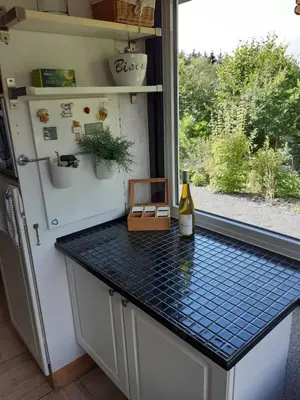 Küche/Küchenzeile in der Unterkunft Eifel Residence