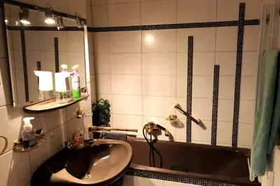 Ein Badezimmer in der Unterkunft Ferienwohnung Naheblick