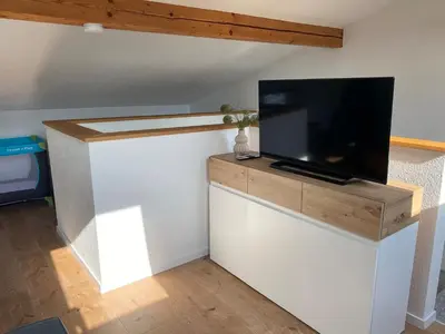 TV/Unterhaltungsangebot in der Unterkunft Ferienwohnung zum Mandelgraben