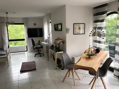 TV/Unterhaltungsangebot in der Unterkunft Apartment Naheblick