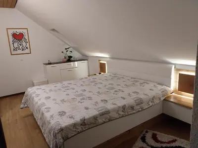 Ein Bett oder Betten in einem Zimmer der Unterkunft Haus Rosi
