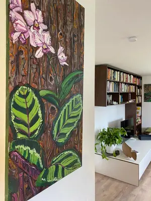 Die Bibliothek in der Ferienwohnung