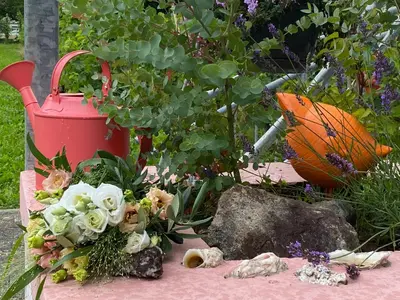 Ein Garten an der Unterkunft Katrin-Cara Mia Ferienwohnung