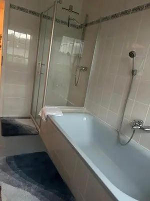 Ein Badezimmer in der Unterkunft Gemütliche Ferienwohnung im Hunsrück