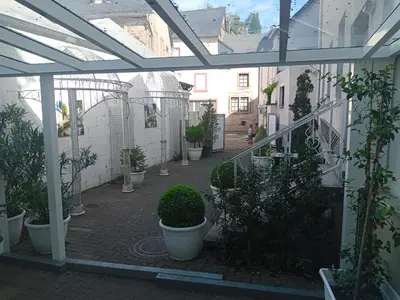 Das Gebäude in dem sich die Ferienwohnung befindet