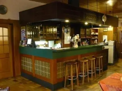 Lounge oder Bar in der Unterkunft Hotel zur Post Garni