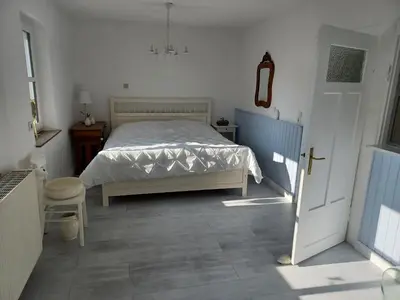 Ein Bett oder Betten in einem Zimmer der Unterkunft Lieblingsplatz