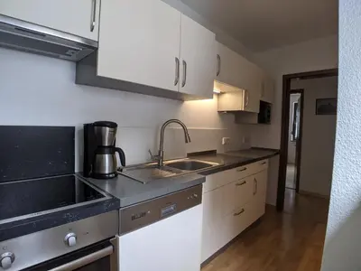 Küche/Küchenzeile in der Unterkunft Ferienwohnung Kerstin
