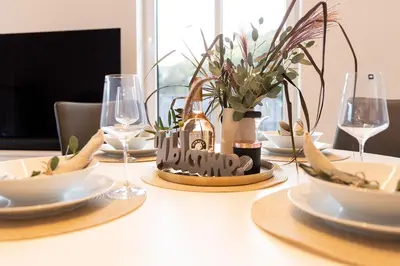 Getränke in der Unterkunft NEU MoselROYAL Luxus 2-4 Pers Design Klima