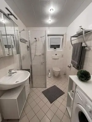 Ein Badezimmer in der Unterkunft Ferienwohnung Kutscher
