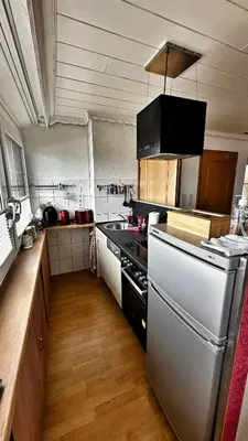 Küche/Küchenzeile in der Unterkunft Ferienwohnung Hanna