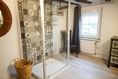 Ein Badezimmer in der Unterkunft My Home is my Castle